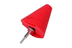 Конусный мягкий полировальник красный 100мм А302 Polishing Cone RED CONE-R